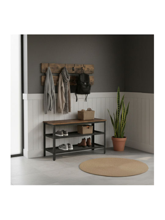 Mobilier de Intrare cu Cuier & Dulap pentru Pantofi 73x44x30cm