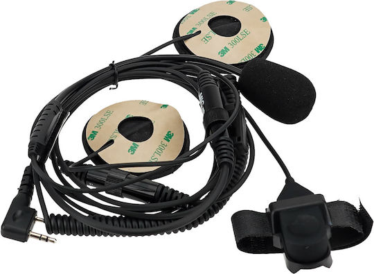 Retevis Motorcycle Intercom Spare Parts Headphone Microphone Helmet 2pin Ptt Finger