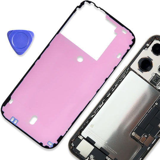 Clappio Back Glass Adhesive Iphone 16 Pro Compatible Replacement Pink