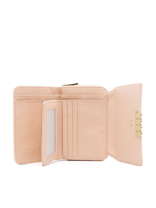Damen Geldbörse Klassisch Beige