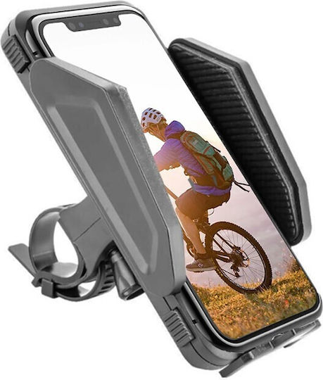 Suport Telefon Bicicletă Lățime Reglabilă 59-98 Mm Prindere Pe Ghidon Negru