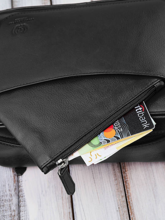 Leather Women's Bag Shoulder Black