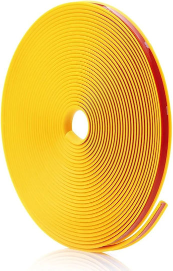 Protective Decorative Rim Rings Adhesive Made Flexible Plastic Yellow