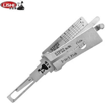 Lishi Original Sip22 Instrument Auto Decoder 2-în-1 Chei Fiat 500 Alfa Romeo Iveco Jeep Dodge Uși Portbagaj