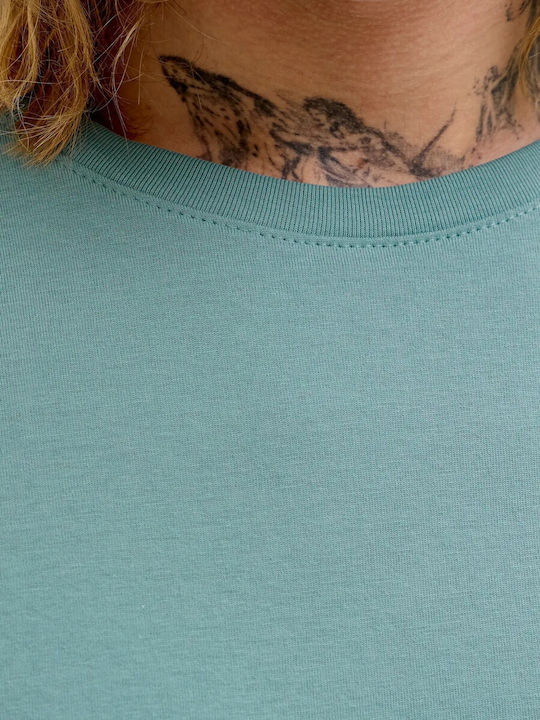 Crew Neck Crew Neck T-shirt Mineral Blue, Green