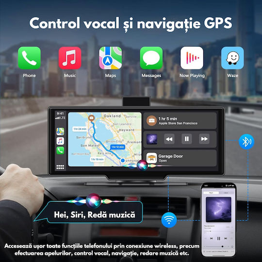Ecran Tactil 10.26" Multimedia Pentru Tabloul De Bord Auto Cu Apple CarPlay / Android Auto / Bluetooth / GPS