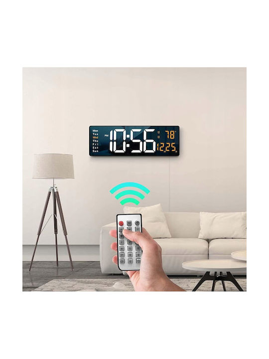 Ceas Digital de Masă cu Alarmă Negru ZD1DS63QWS626