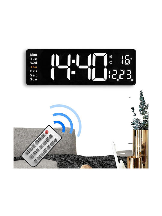 Ceas Digital de Masă cu Alarmă Negru ZD1DS63QWS626