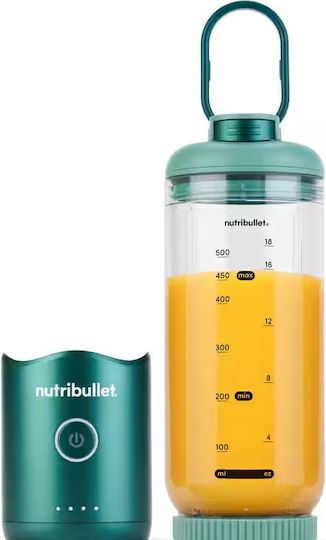 NutriBullet Flex Blender with Plastic Jug 590 ml 7.4V Forest Green