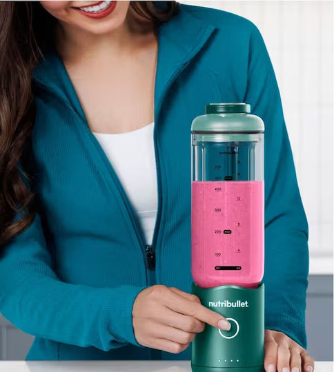 NutriBullet Flex Μπλέντερ με Πλαστική Κανάτα 590 ml 7.4V Sapphire Blue