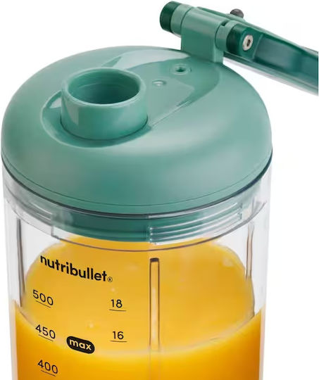 NutriBullet Flex Μπλέντερ με Πλαστική Κανάτα 590 ml 7.4V Gunmetal