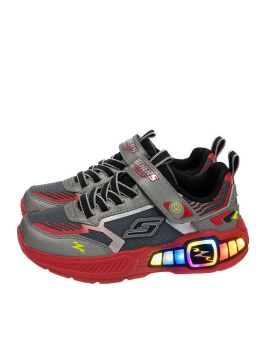 Storm Kids Sneakers with Hoop & Loop Closure Gray