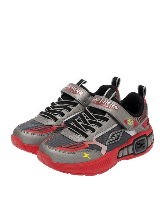 Storm Kids Sneakers with Hoop & Loop Closure Gray