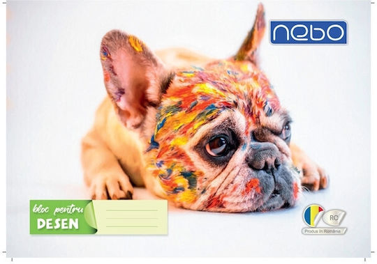 Bloc de Desen A4 120 G/m² 16 Foi Copertă Cu Design Multicolor