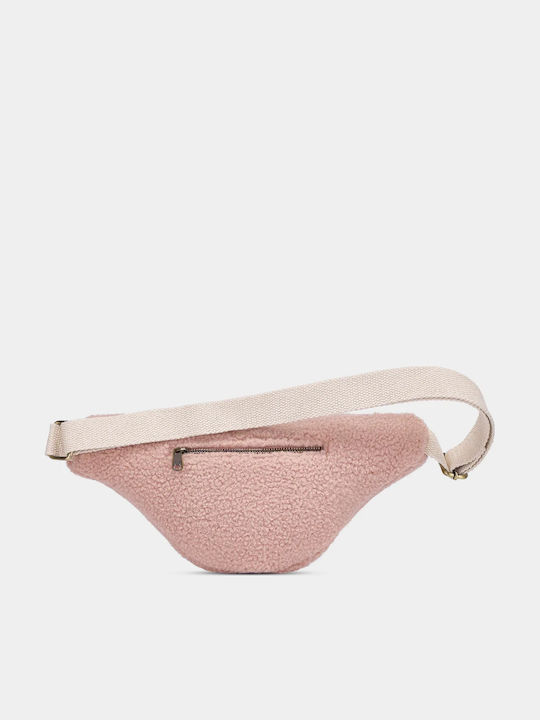 Γούνινη Γυναικεία Crossbody Τσάντα Ροζ