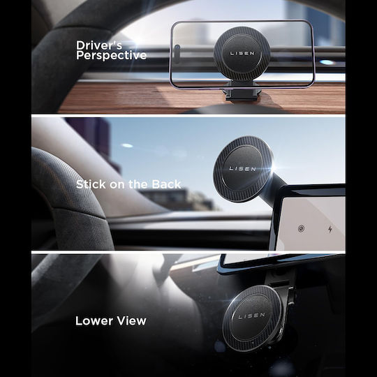 Lisen Car Mobile Mount with Magnet MagSafe Black