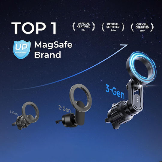Lisen Car Mobile Mount with Magnet MagSafe Black