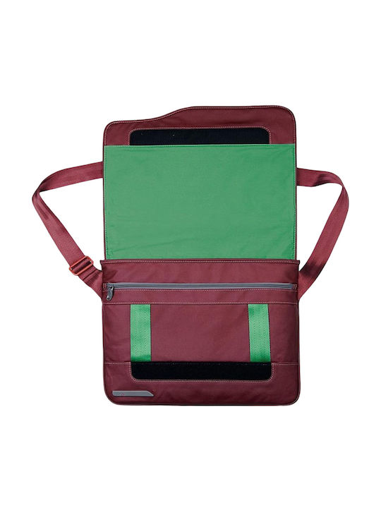 Be Z Le Reporter Shoulder Bag 10" Screen Reinforced Pockets Red