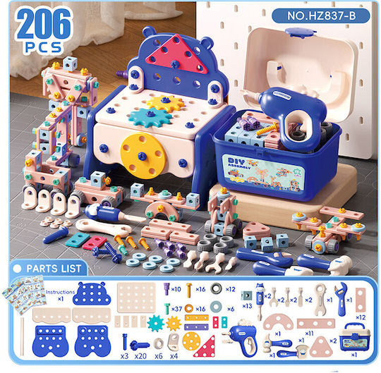 Kids Tool for 3+ Years 206pcs