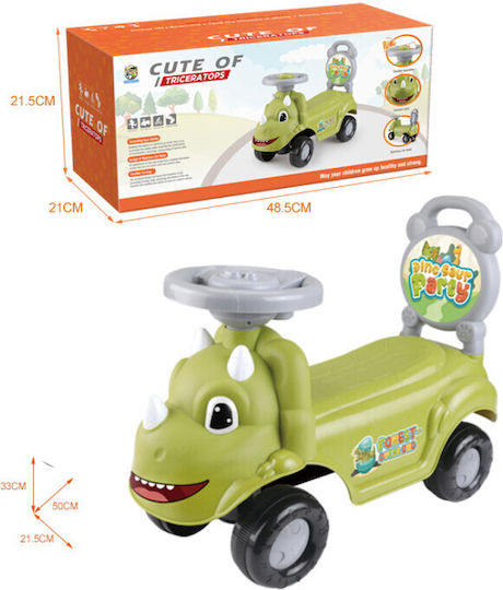 Premergător Mașinuță Ride On pentru 12++ Luni cu Sunete Verde