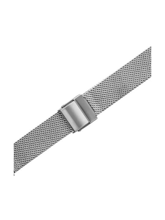Annie Rosewood Γυναικείο Ρολόι 32mm Μπαταρίας με Ασημί Μεταλλικό Μπρασελέ
