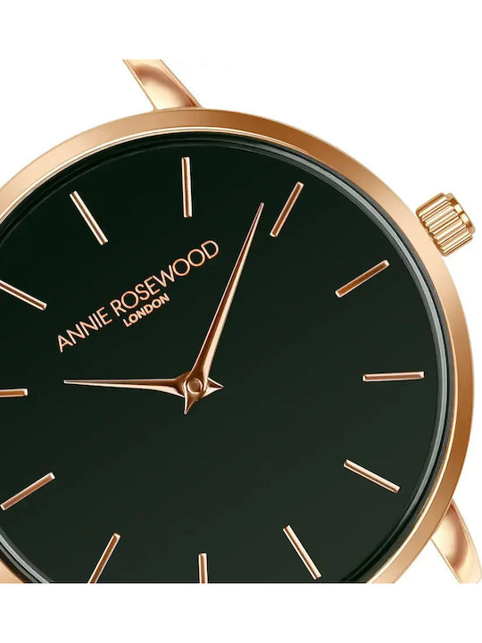 Annie Rosewood Γυναικείο Ρολόι 34mm Μπαταρίας με Ροζ Χρυσό Μεταλλικό Μπρασελέ