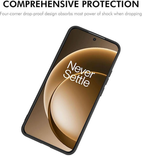 Enkay Liquid Back Cover Σιλικόνης με Λουράκι Μπορντό (Oppo A6 Pro 4G/5G)