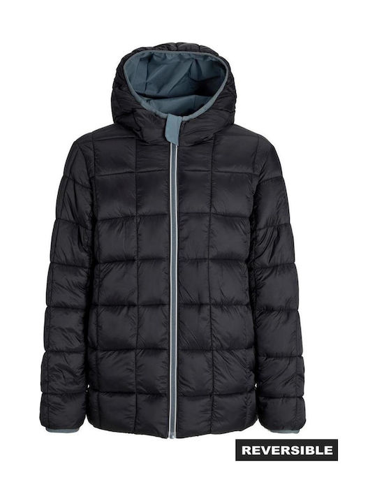 Stormy Weather Kids Casual Long Double Sided Hooded Jacket