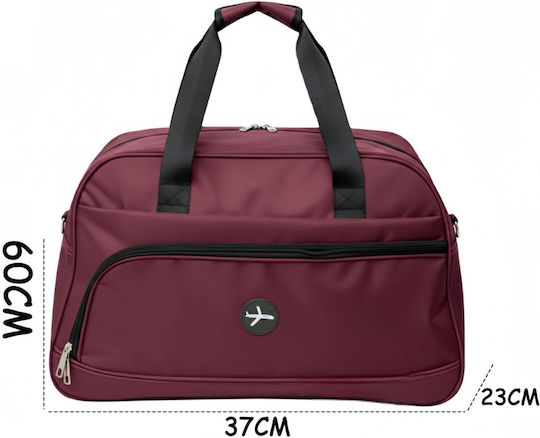 Sack Voyage Burgundy Fabric L60xW23xH37cm