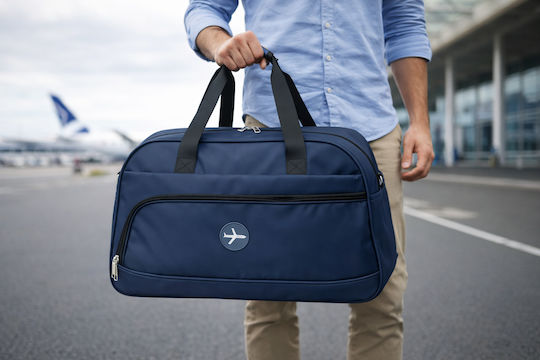 Sack Voyage Navy Blue Fabric L60xW23xH37cm