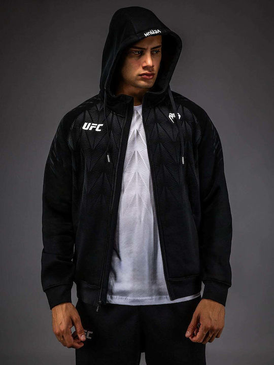 Sweatshirt with Hood Black/white