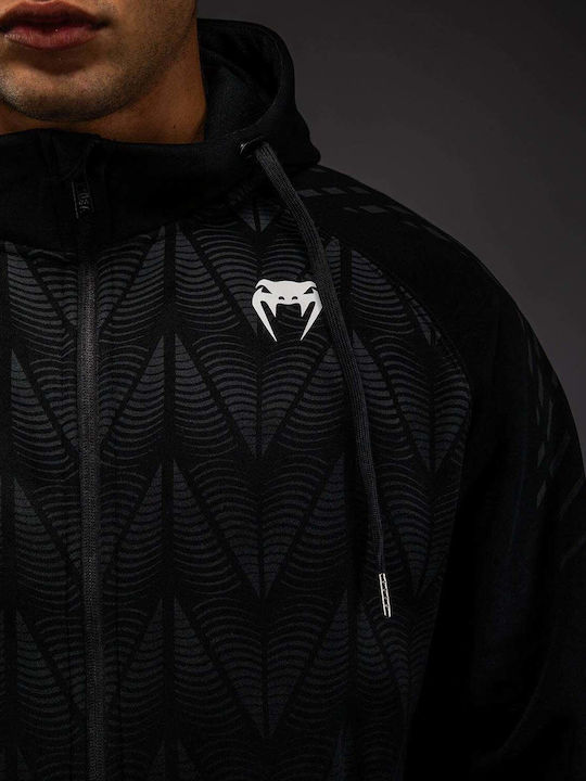 Sweatshirt with Hood Black/white