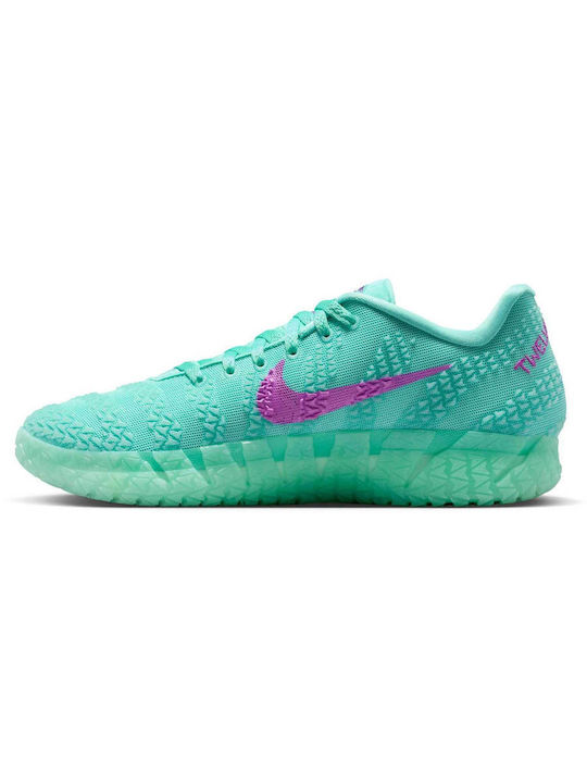 Ja 3 Twelve Time Low Basketball Shoes Bleached Turquoise Safety Orange Vivid Purple