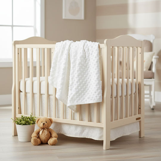 Nansydimo Blanket Nursery Swaddling Blankets White 85x90cm