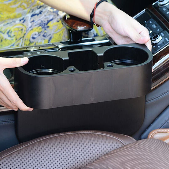 Alista Home Suport de pahare auto 2 Locuri pentru consolă în Culoare Negru
