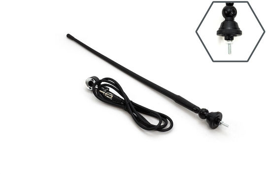 Antena Auto Universală 34cm Adaptor 5mm Ant02 Radio