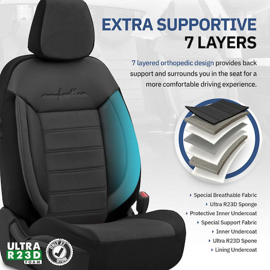 Premium Universal Car Seat Covers Non-fractionated Otom Comfortline 209