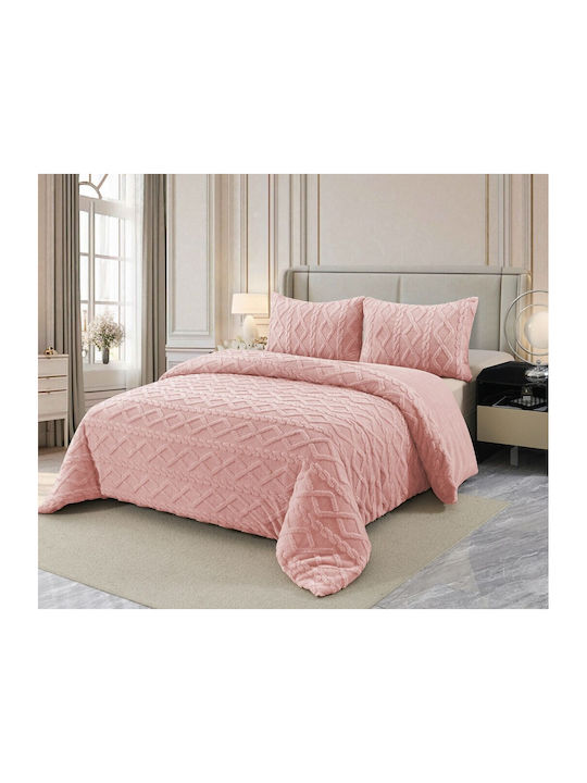 RoNeX Bettbezug Großes Doppelbett 240x220cm Rosa 230 GSMGsm