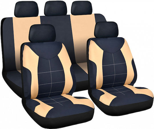 Günstige Universelle Autositzbezüge 9 Stück Elegance Modell