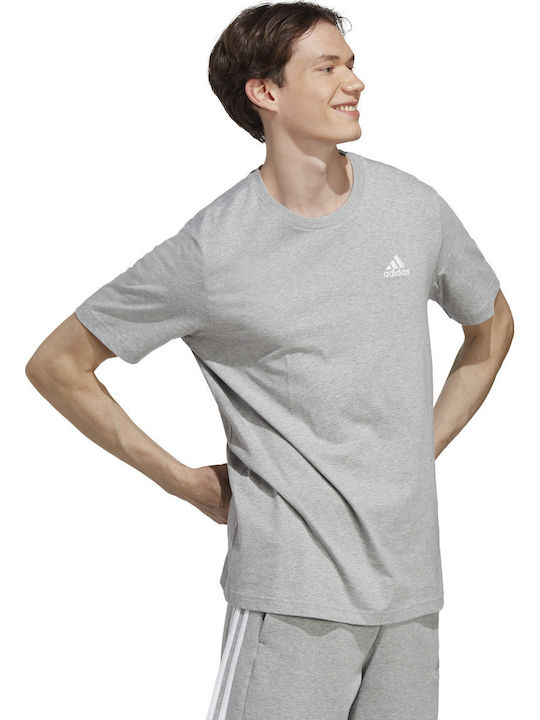 Essentials Embroidered T-shirt Γκρι