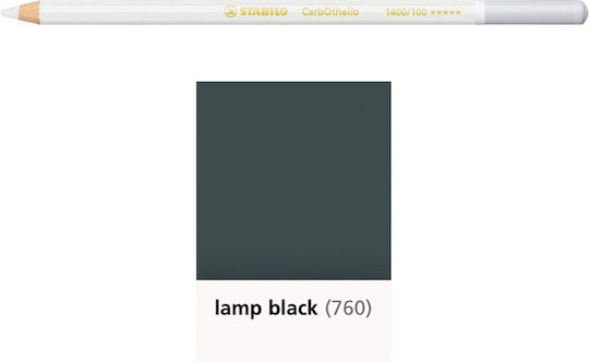 Moluvi Pastel Carbothello Stabilo 760 Negru Lampă