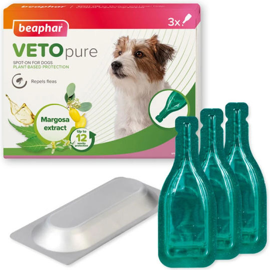 Beaphar Vetopure Spot On Dog Κατω 15kg