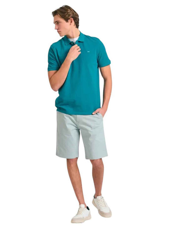 Polo T-shirt Petrol Blue