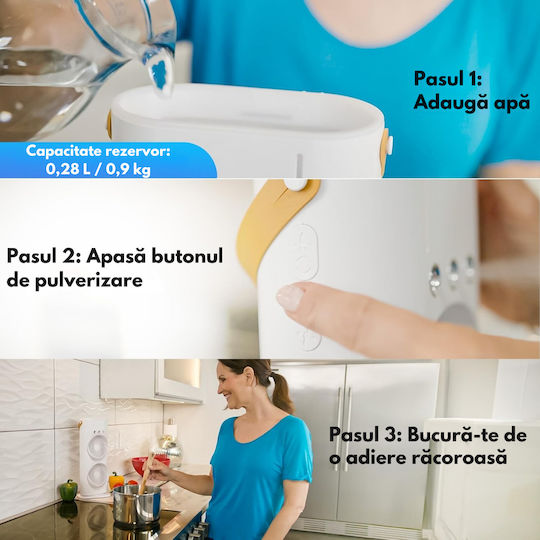 Dasbo Mini Portabil 2-în-1 Ventilator Pulverizator Fin Răcitor Aer Oscilație 90° Rotație 180° Umidificator Rezervor Apă 3 Niveluri Viteză USB Reîncărcabil Briză Proaspătă Confort Instant Utilizare Interior Exterior