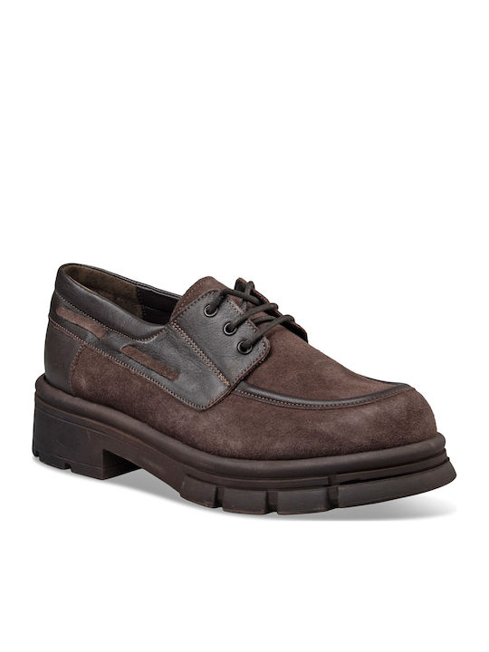 Γυναικεία Loafers σε Καφέ Χρώμα
