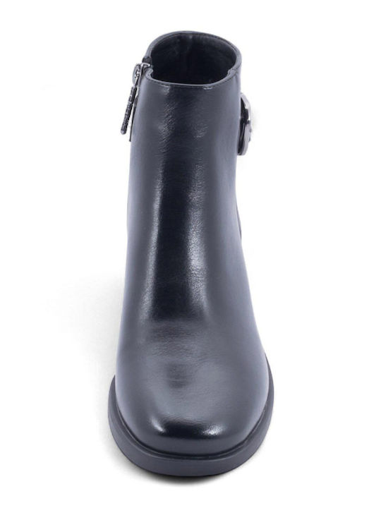 Women's Ankle Boots with Medium Heel Black