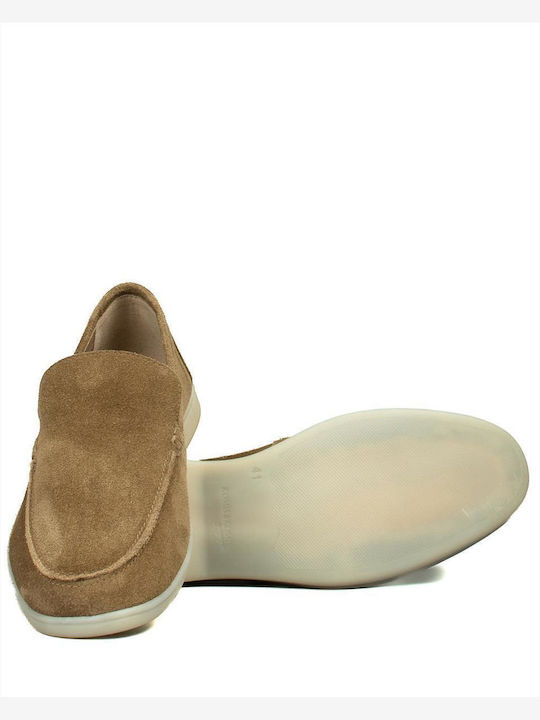 Suede Ανδρικά Loafers σε Πράσινο Χρώμα