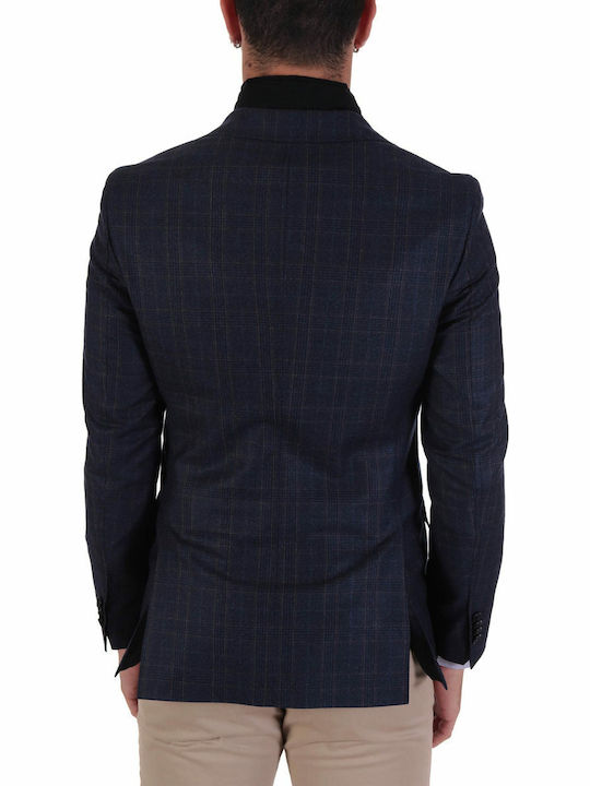 Men's Winter Suit Jacket Blue