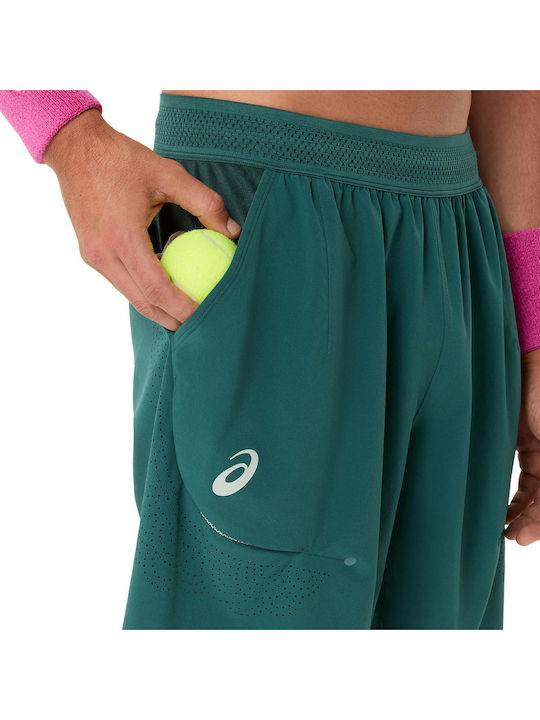 ASICS 2041A389-300 Men's Green Tennis Shorts