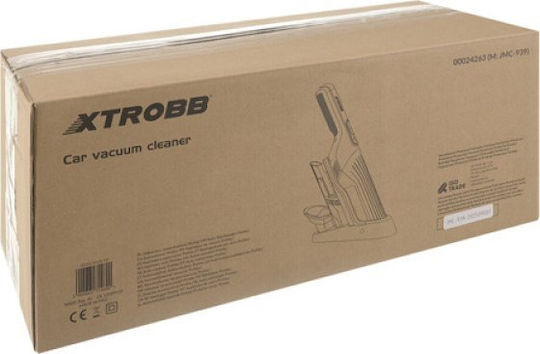 Xtrobb Car Handheld Vacuum Dry Vacuuming with Power 100W Rechargeable 12V Beige